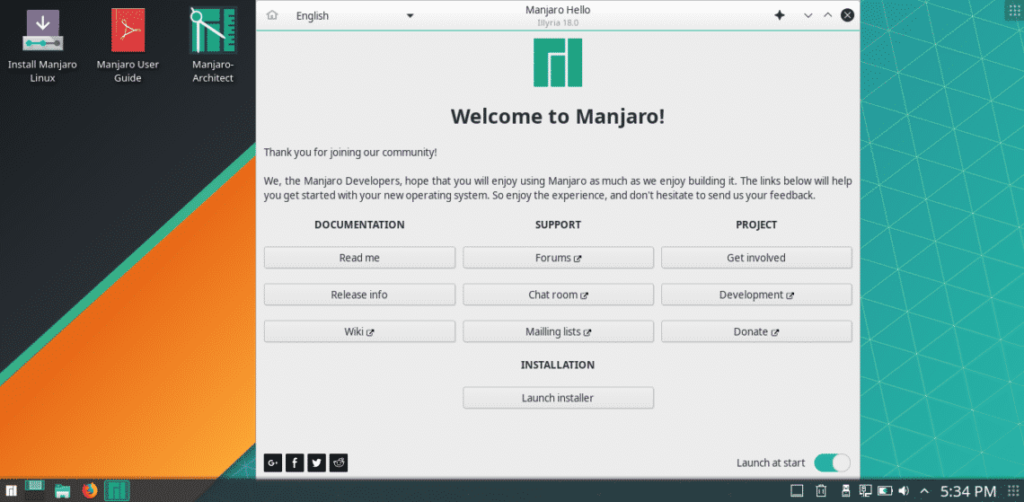 manjaro KDE